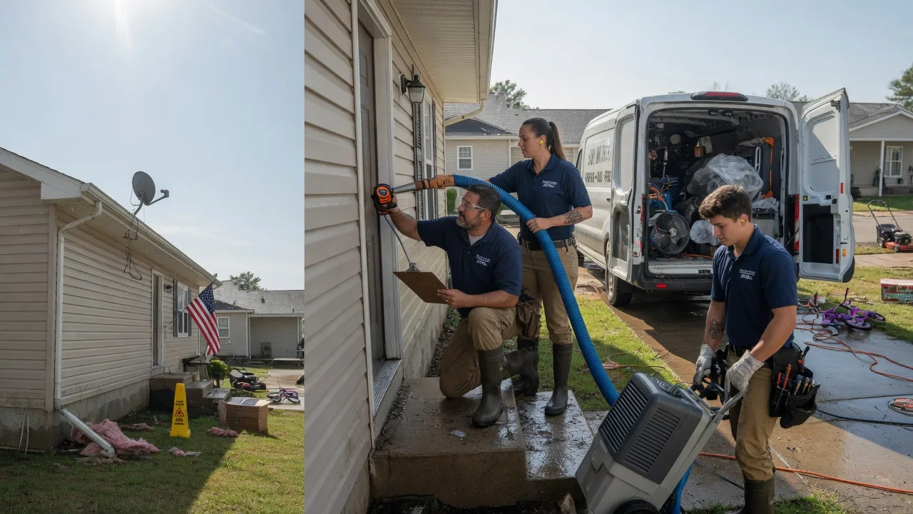 Ceiling Water Damage Restoration in Beech Grove, IN near me